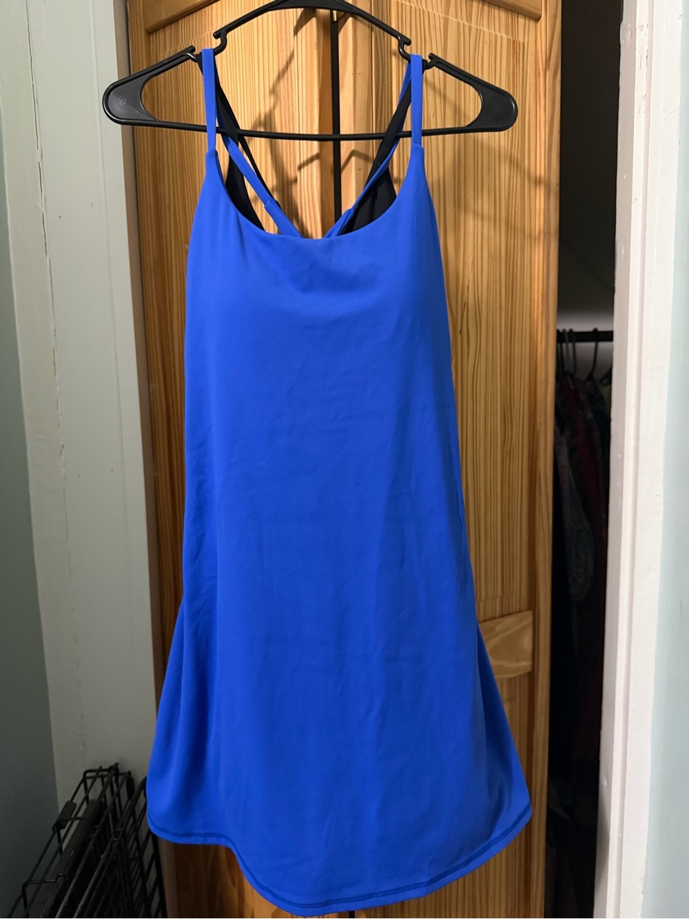 HALARA Royal Blue Strappy Mini Dress